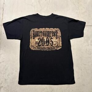 Biketoberfest Daytona Beach FL Biker T-Shirt 2005 Anvil Men's Size Large Black